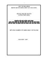 NGHIÊN CỨU ĐẶC ĐIỂM LÂM SÀNG,CẬN LÂM SÀNG VÀ TÌM HIỂU MỘT SỐ YẾU TỐ LIÊN QUAN ĐẾN ĐẺ NON TẠI BỆNH VIỆN ĐA KHOA KHU VỰC MAI CHÂU