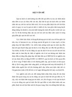 NGHIÊN cứu TÌNH TRẠNG QUÁ tải DỊCH TRONG hồi sức SAU PHẪU THUẬT TIM mở TIM bẩm SINH tại BỆNH VIỆN NHI TRUNG ƯƠNG 