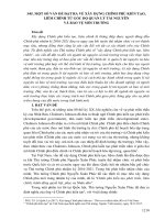 Xây dựng chính phủ kiến tạo và liêm chính trong lĩnh vực tài nguyên và môi trường