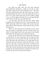 Đánh giá chất lượng cuộc sống của người bệnh HIVAIDS điều trị ngoại trú tại bệnh viện đa khoa huyện mường la, tỉnh sơn la năm 2019 và một số yếu tố liên quan 