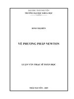 (Luận văn thạc sĩ) Về phương pháp Newton