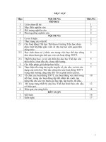 Một số biện pháp nhằm nâng cao chất lượng học tập môn thể dục và các hoạt động thể dục thể thao ở trường tiểu học 