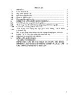 Một số giải pháp nhằm nâng cao chất lượng đội ngũ giáo viên của trường THCS yên lâm trong giai đoạn hiện nay 