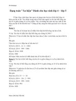 Dạng toán ẩn hiệu dành cho học sinh lớp 4 – lớp 5 