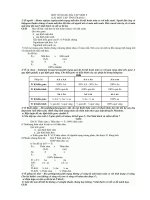 MỘT SỐ BÀI TẬP, PHƯƠNG PHÁP LAI MỘT MỘT CẶP TÍNH TRẠNG CƠ BẢN , NÂNG CAO 9 CÓ GIẢI