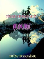 Bài giảng Vật lý 7 bài 9: Tổng kết chương I Quang học