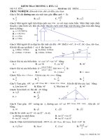 Đề kiểm tra 1 tiết chương 1 hình học 9