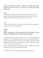 BÀI tập tài CHÍNH DOANH NGHIỆP    PHÂN TÍCH TÌNH HÌNH tài CHÍNH và ĐÁNH GIÁ KHẢ NĂNG đầu tư vào CÔNG TY cổ PHẦN dược PHẨM IMEXPHARM e 