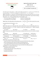 Đề 37  sở GD đt vĩnh phúc lần 1