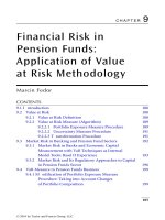 Chapter 9  financial risk in pension funds; application of value at risk methodology 