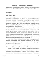 Asignmment is important of human resource management 