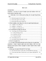 Chuyên đề tốt nghiệp - Nâng cao hiệu quả huy động vốn tại chi nhánh NHNo&PTNT Hà Thành