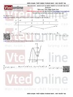 Thi online   khảo sát sự biến thiên và vẽ đồ thị của hàm số   học toán online chất lượng cao 2019   vted