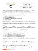 Đề 40  Vật Lý    THPT Yên Lạc