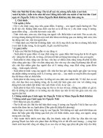 BỘ ĐỀ ÔN ĐỘI TUYỂN HSG NGỮ VĂN 10  CHUYÊN ĐỀ NLVH