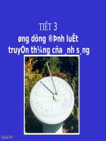 Bài giảng Vật lý 7 bài 3: Ứng dụng của định luật truyền thẳng ánh sáng
