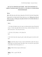 BÀI tập tài CHÍNH DOANH NGHIỆP    PHÂN TÍCH TÌNH HÌNH tài CHÍNH và ĐÁNH GIÁ KHẢ NĂNG đầu tư vào CÔNG TY cổ PHẦN dược PHẨM IMEXPHARM 