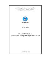 Hoàn thiện công tác giám sát hàng hóa xuất khẩu, nhập khẩu tại chi cục hải quan cửa khẩu cảng đình vũ   hải phòng 