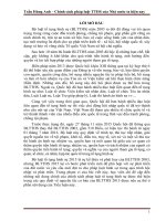 Tiểu luận: chính sách pháp luật tố tụng hình sự của nhà nước ta hiện nay