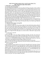 MỘT SỐ GIẢI PHÁP NHẰM NÂNG CAO KỸ NĂNG SỐNG CỦA HỌC SINH TRUNG HỌ PHỔ THÔNG