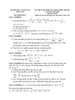 055 đề thi vào 10 chuyên toán hưng yên 2019 2020 