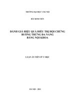 Đánh giá hiệu quả điều trị vô sinh do hội chứng buồng trứng đa năng bằng CLomiphen citrat và metformn  