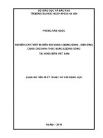 Nghiên cứu thiết bị biến đổi năng lượng sóng   điện ứng dựng cho khai thác năng lượng sóng tại vùng biển việt nam