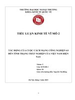 Tác động của cuộc cách mạng công nghiệp 4 0 đến tình trạng thất nghiệp của việt nam (1)