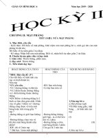 Toán 6   giáo án hình học   HK2 năm 2019 2020