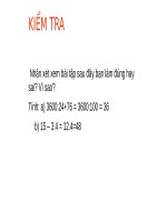 Tiet 15   THỨ tự THỰC HIỆN các PHÉP TÍNH