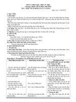 Giáo Án Vật lí 11 Soạn theo hướng phát triển năng lực mới nhất của Bộ