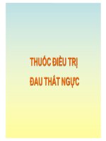 3  THUỐC CHỮA SUY VÀNH   đh dược Hà Nội