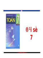 Tiet 24 một số bài TOÁN đại LƯỢNG tỉ lệ THUẬN