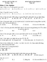 ĐỀ Kiểm tra giữa kì toán hình 10