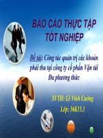 Slide báo cáo thực tập, thiên về lý thuyết, toàn chữ, nền trắng xanh, đơn giản, đẹp 