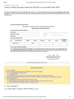 thủ tục phát hành hóa đơn 2019