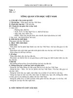 GIÁO ÁN NGỮ VĂN LỚP 10 THEO MẪU MỚI