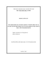 Thu thập, đánh giá, sử dụng chứng cứ trong điều tra tội giết người theo luật tố tụng hình sự việt nam từ thực tiễn tỉnh bình phước 