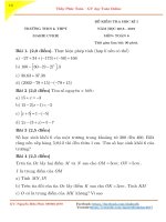 de kiem tra hoc ky 1 toan 6 nam 2018 2019 truong marie curie ha noi 