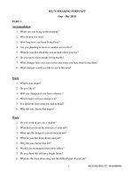 IELTS SPEAKING FORECAST 9  12