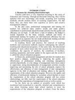 Quản lý bồi dưỡng chuyên môn cho giáo viên trung học cơ sở thành phố hà nội đáp ứng yêu cầu chương trình giáo dục nhà trường tt tiếng anh 