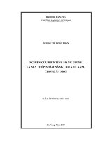 Nghiên cứu biến tính màng epoxy và nền thép nhằm nâng cao khả năng chống ăn mòn