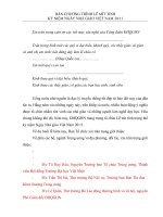 Bộ Hồ sơ tổ chức Lễ kỷ niệm ngày nhà giáo việt nam 2011