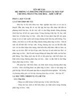 Phương pháp giải bài tập chương phản ứng oxi hóa   khử lớp 10