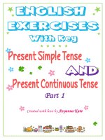 Bài tập tiếng anh chuyên đề về thì hiện tại đơn và thì hiện tại tiếp diễn (Phần 1)