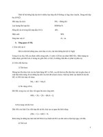 Thiết kế hệ thống hấp thụ khí ô nhiễm loại tháp đĩa lỗ không có ống chảy chuyền. Dung môi hấpthụ là H2O
