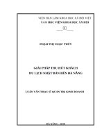 Giải pháp thu hút khách du lịch nhật bản đến đà nẵng 
