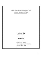 giáo an lớp 1. tuần 1. CKTKN. 2019  2020