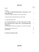 Bài Tập Học Kì Triết Học 2 Đại Học Luật Hà Nội (9đ)