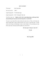 Nghiên cứu đề xuất các giải pháp nâng cao hiệu quả khai thác hệ thống tưới trạm bơm sơn đà, huyện ba vì, thành phố hà nội 